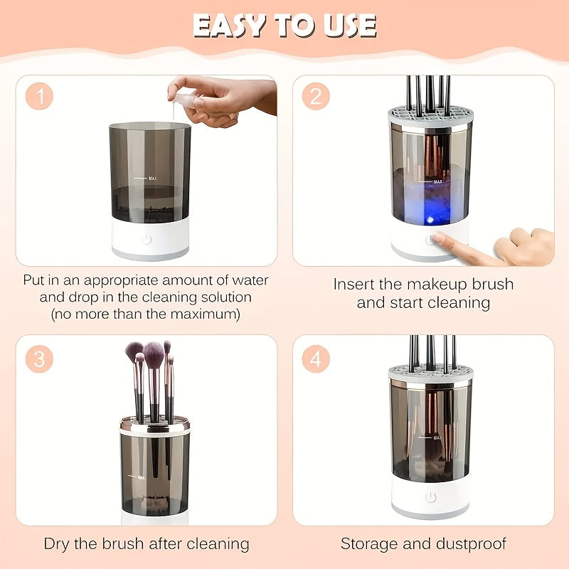 USB Electric Makeup Brush Cleaner-3
